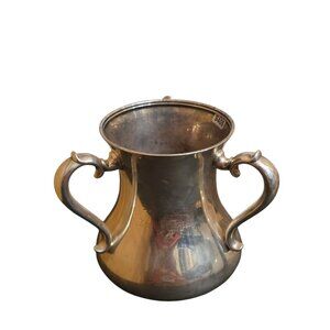 Vintage Tiffany And Co Makers Sterling Silver 925-1000 4 Pints Loving Trophy Cup